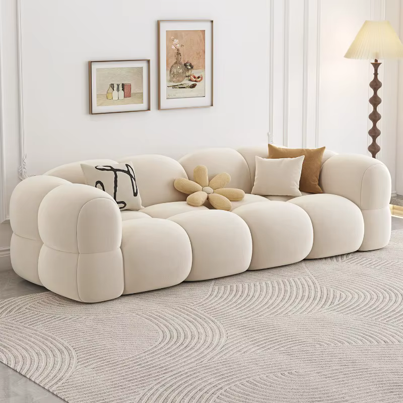 Coussin appartement salon canapés cinéma paresseux luxe élégant canapé relaxant classique Divani Da Soggiorno meubles de maison