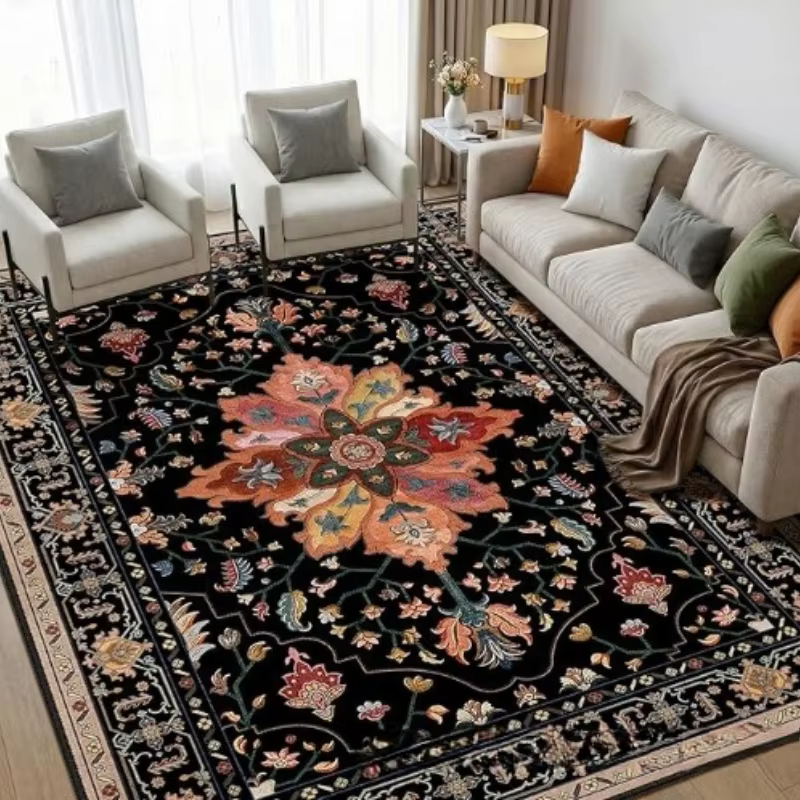 Tapis persans de luxe grande taille pour salon