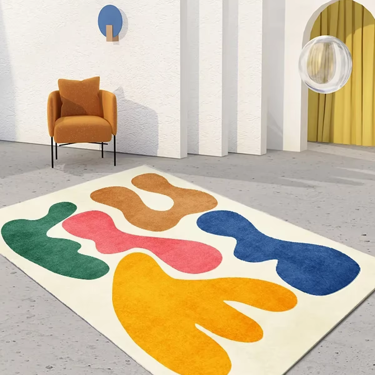 Lea-Tapis de grande taille pour salon