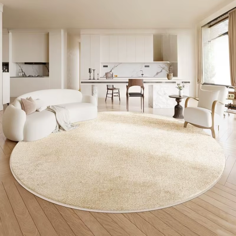 Tapis de salon rond de grande surface