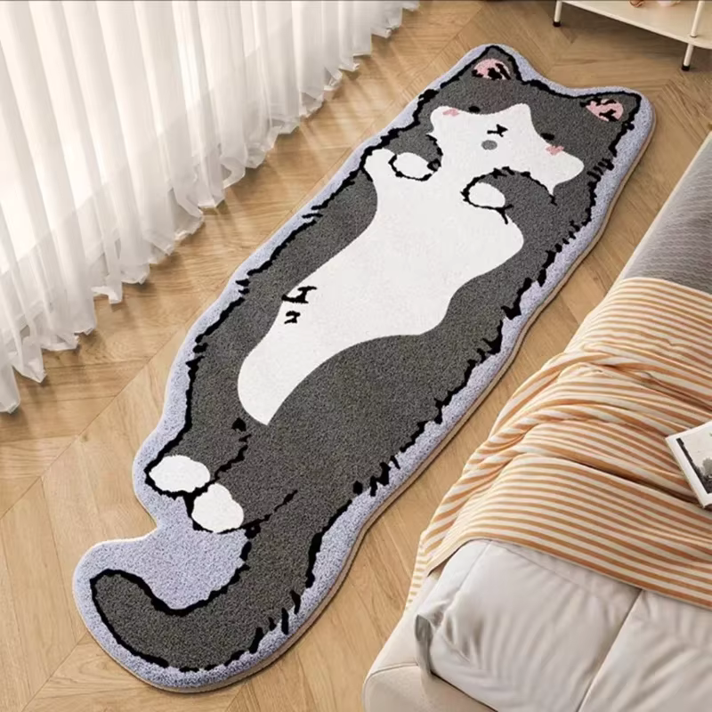 Tapis de chat de dessin animé VIKAMA