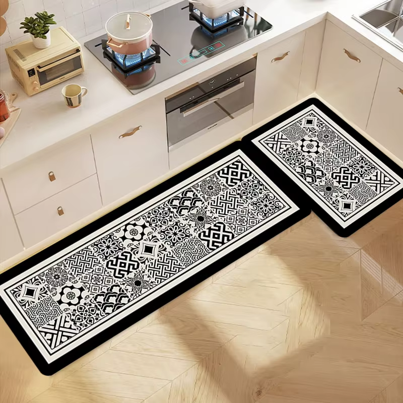 VIKmemorial-Tapis de sol de cuisine de style scandinave