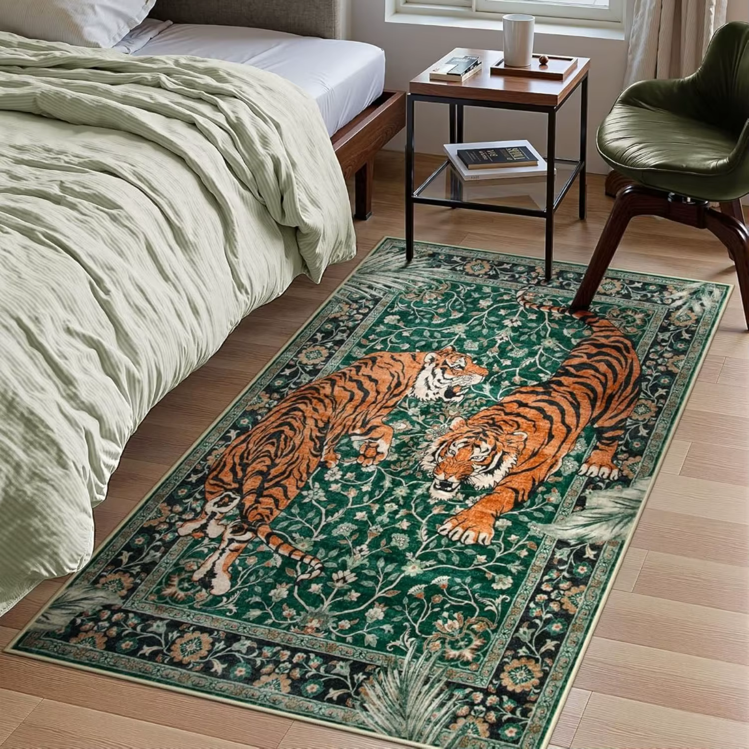 Lea-Tapis en peluche lavable en machine pour la décoration de la maison