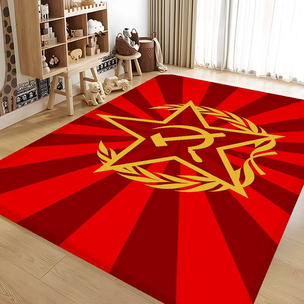 CCCP urss soviétique couloir tapis lavable antidérapant salon canapé chaises zone
