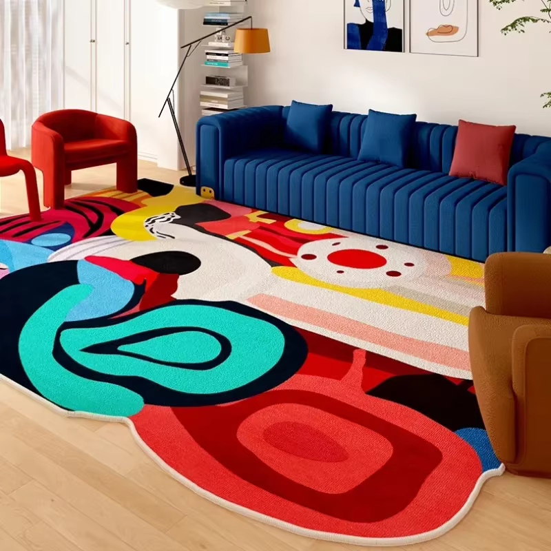 Tapis d'art de salon, document irrégulier