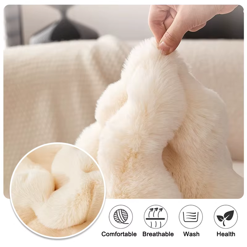 Tapis en peluche lapin