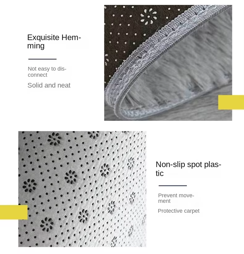 Tapis en soie et laine VIKAMA