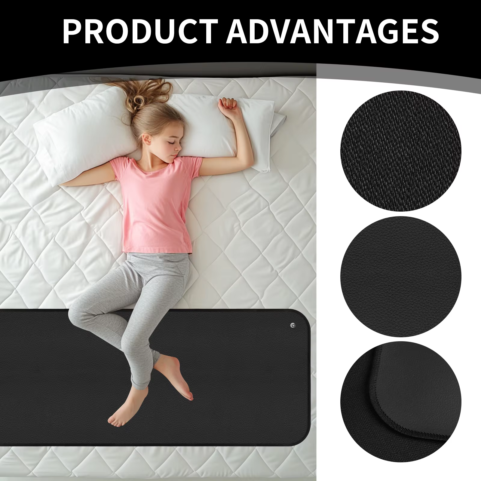 Tapis de mise à la terre pour un sommeil amélioré