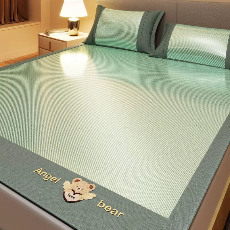 Tapis rafraîchissant en fibre de bambou pour l'été