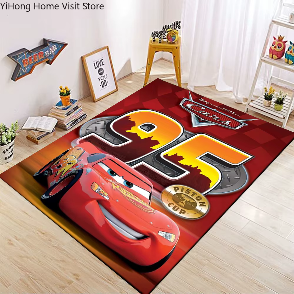 Tapis imprimé Disney Cars Lightning Mcqueen