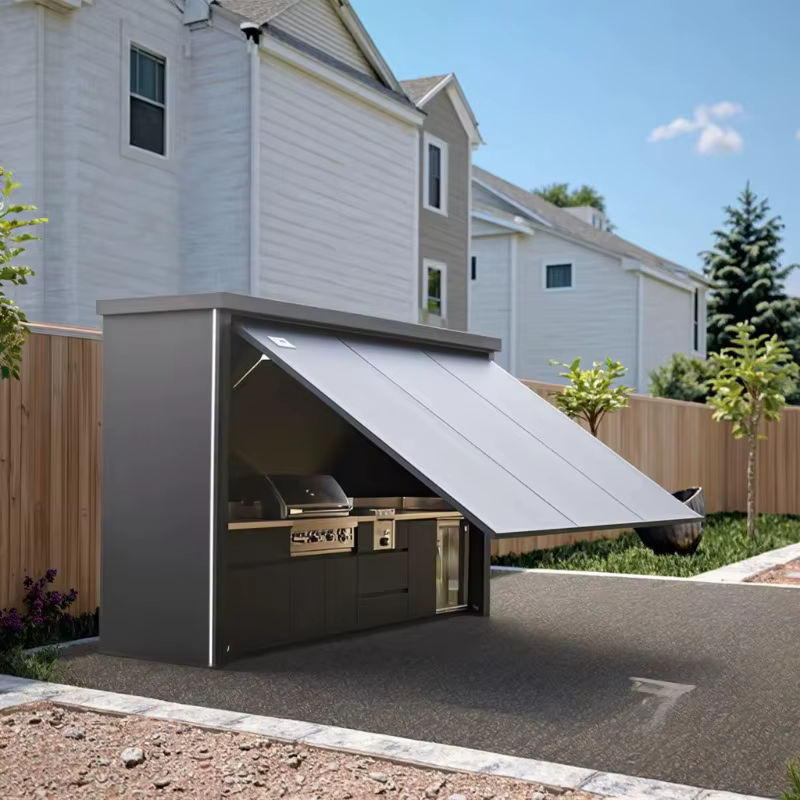 Cuisine extérieure commerciale préfabriquée modulaire pour jardin