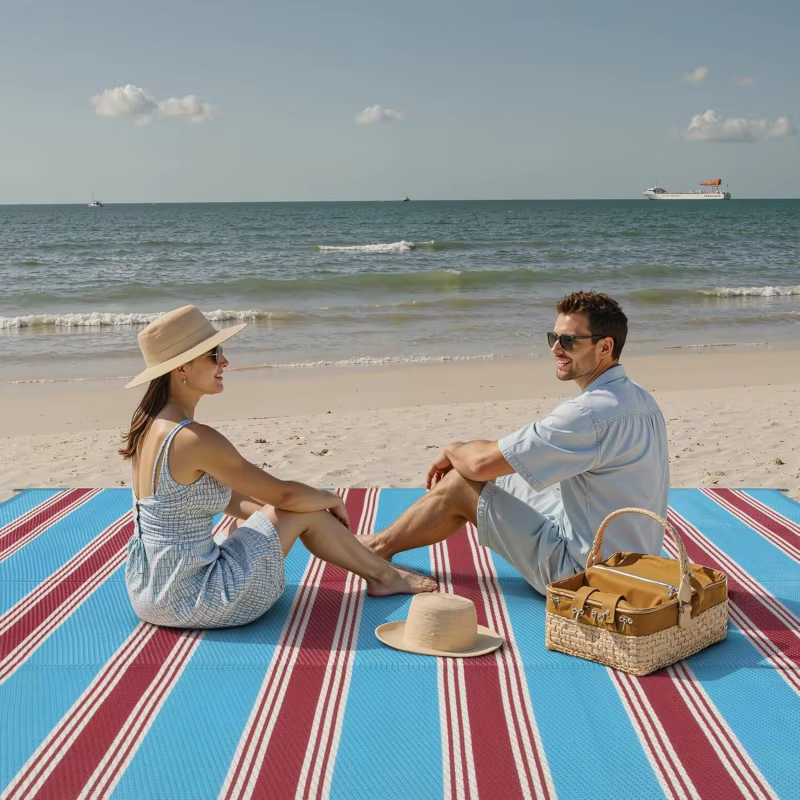 Tapis d'extérieur pliable VIKAMA pour camping-car