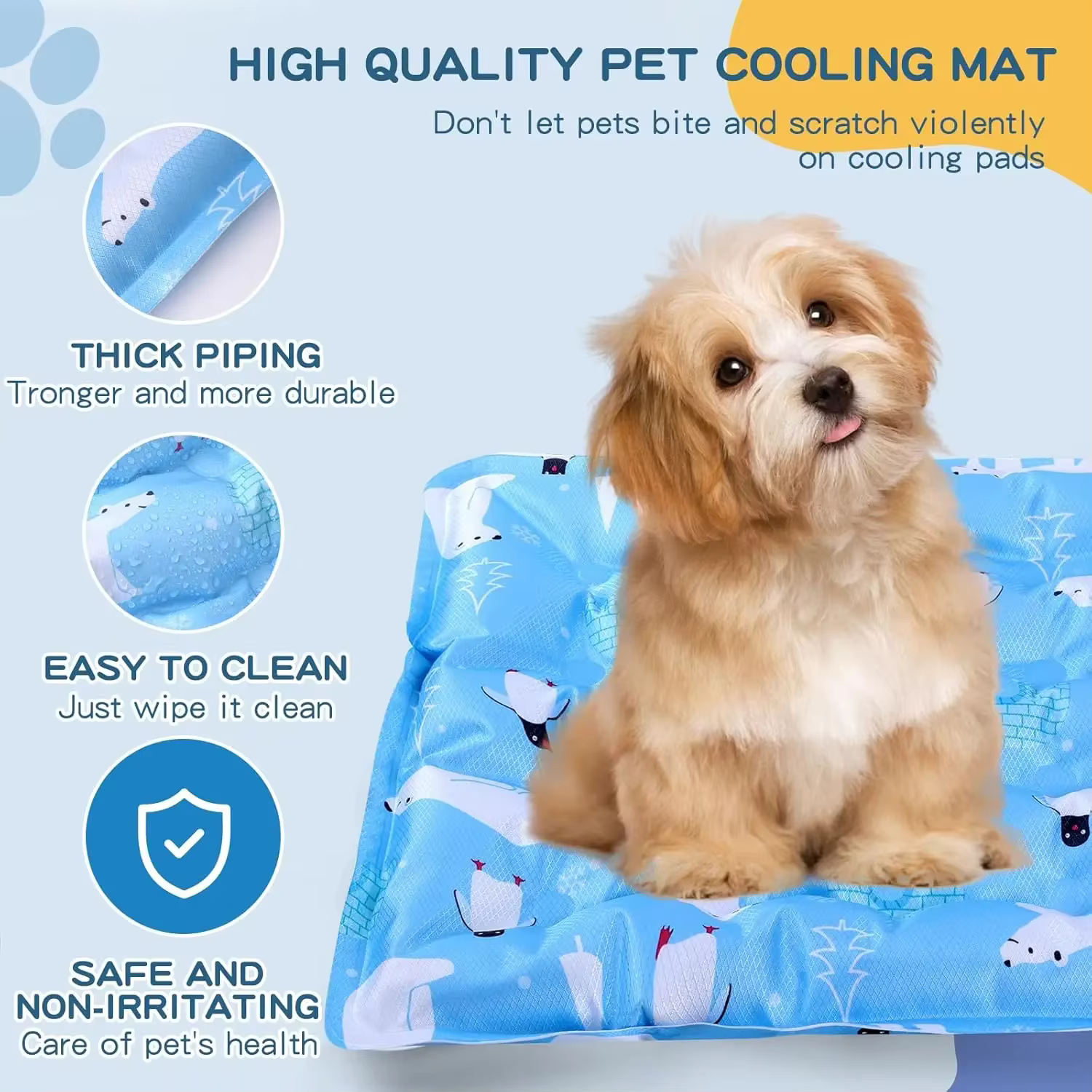 Tapis rafraîchissant pour chat et chien