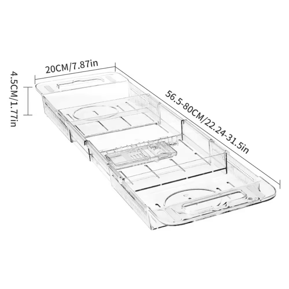 Plateau de baignoire extensible antidérapant