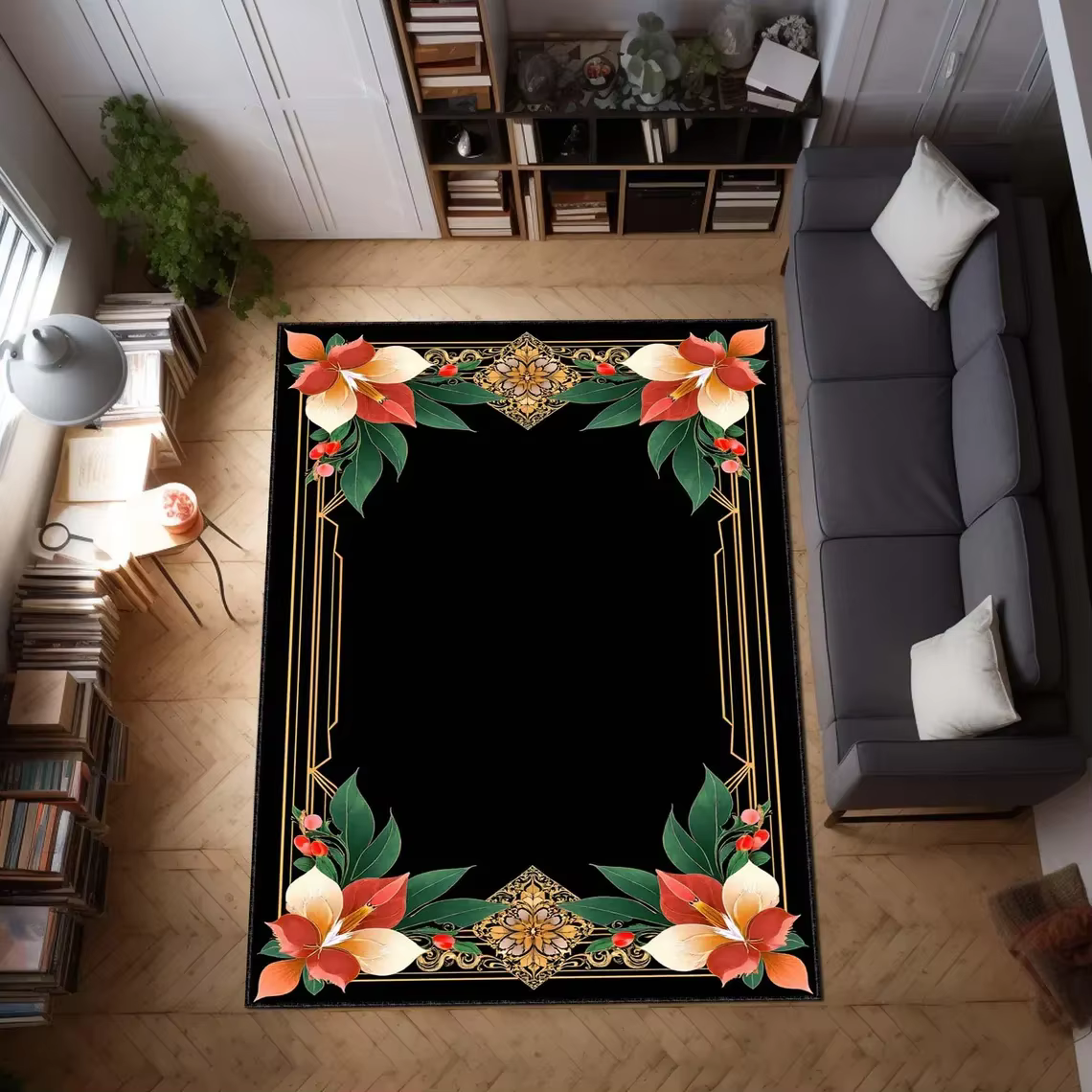 Tapis élégant Art Déco