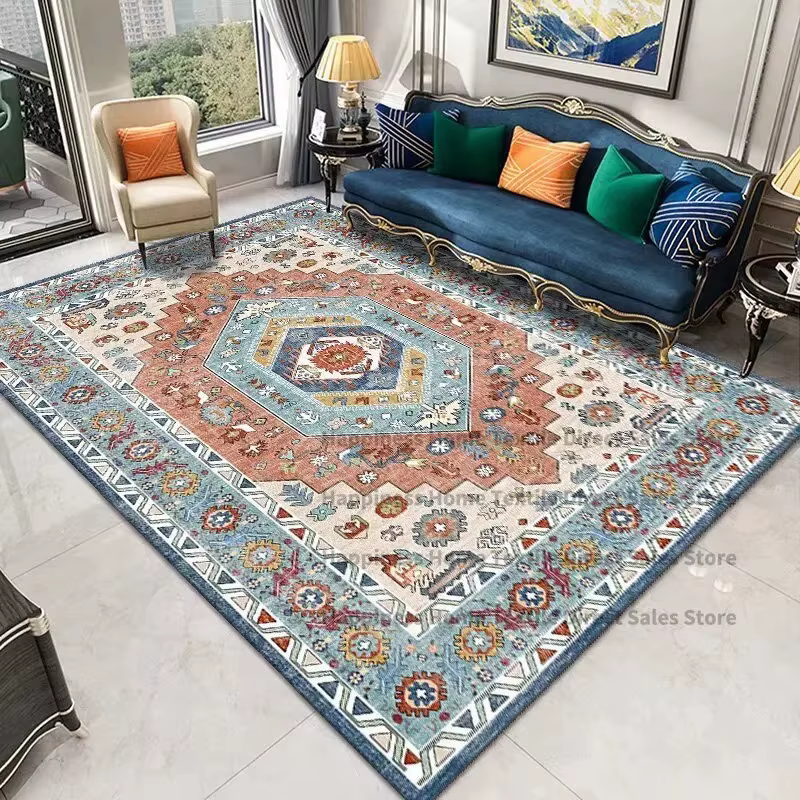 VIKAMA Tapis ethniques persans vintage, tapis turcs – Convient aux salons et aux chambres à coucher ; Tapis vintage, tapis de couloir, décoration intérieure