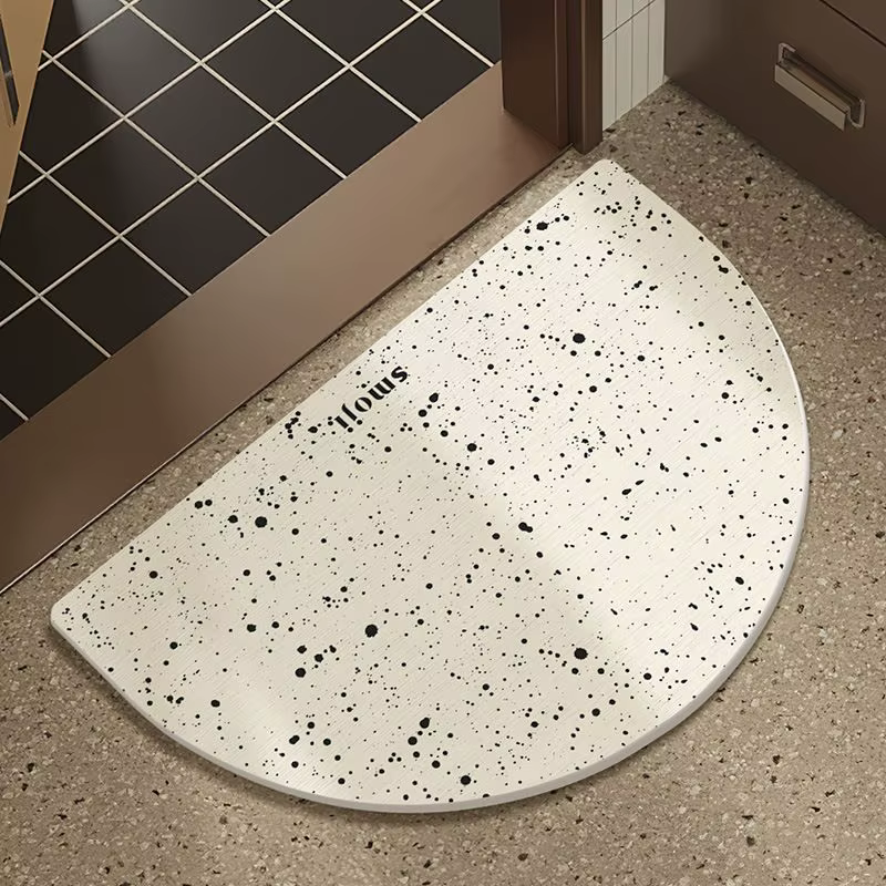 Tapis d'entrée VIKAMA en terrazzo moucheté moderne