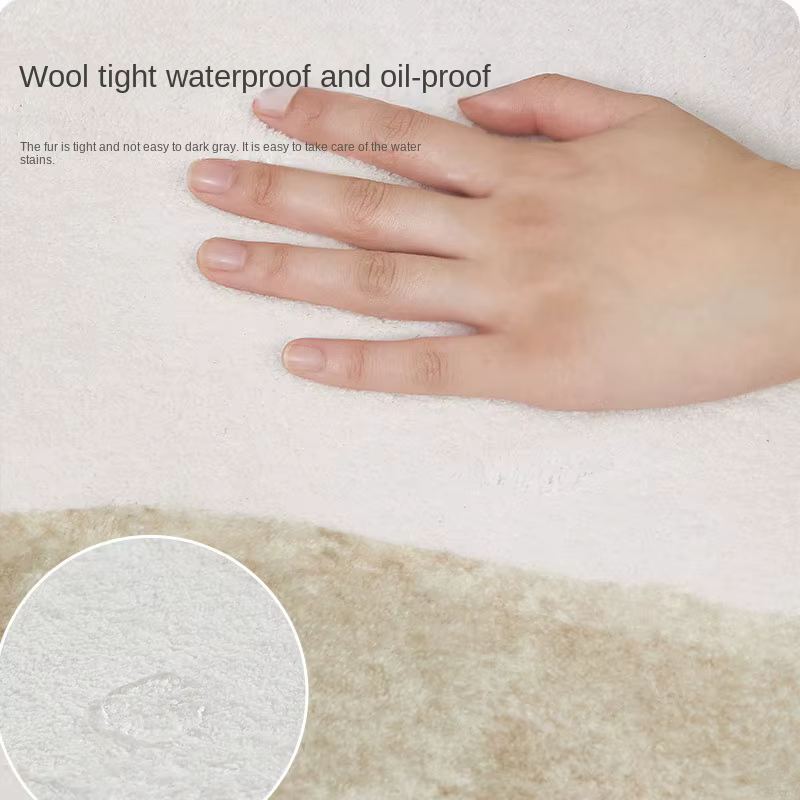 Tapis en peluche de Style moderne pour chambre à coucher