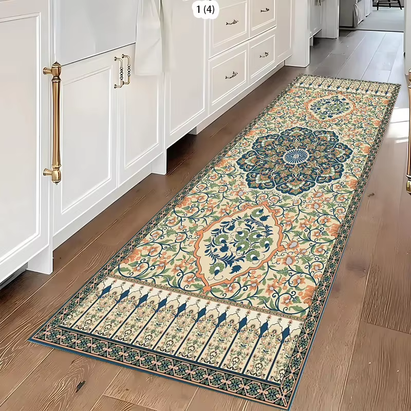 VIKAMA Tapis persan vintage de style ethnique