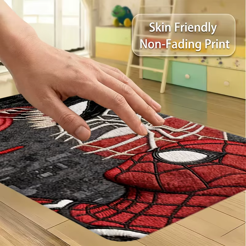 1pc Tapis MARVEL Spider-Man Venom adapté à une utilisation intérieure/extérieure