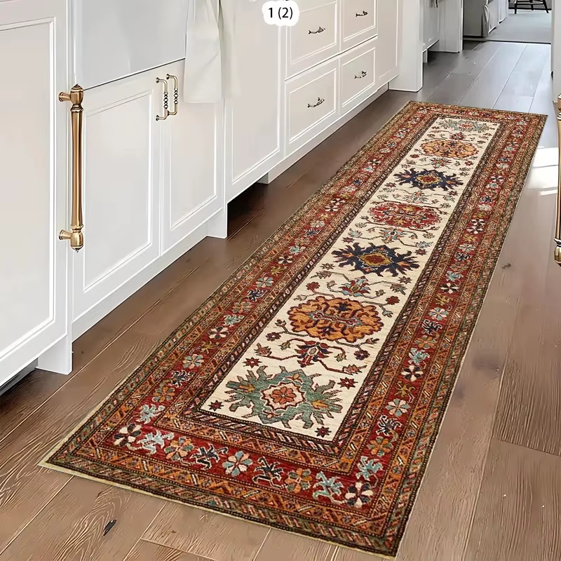 VIKAMA Tapis persan vintage de style ethnique