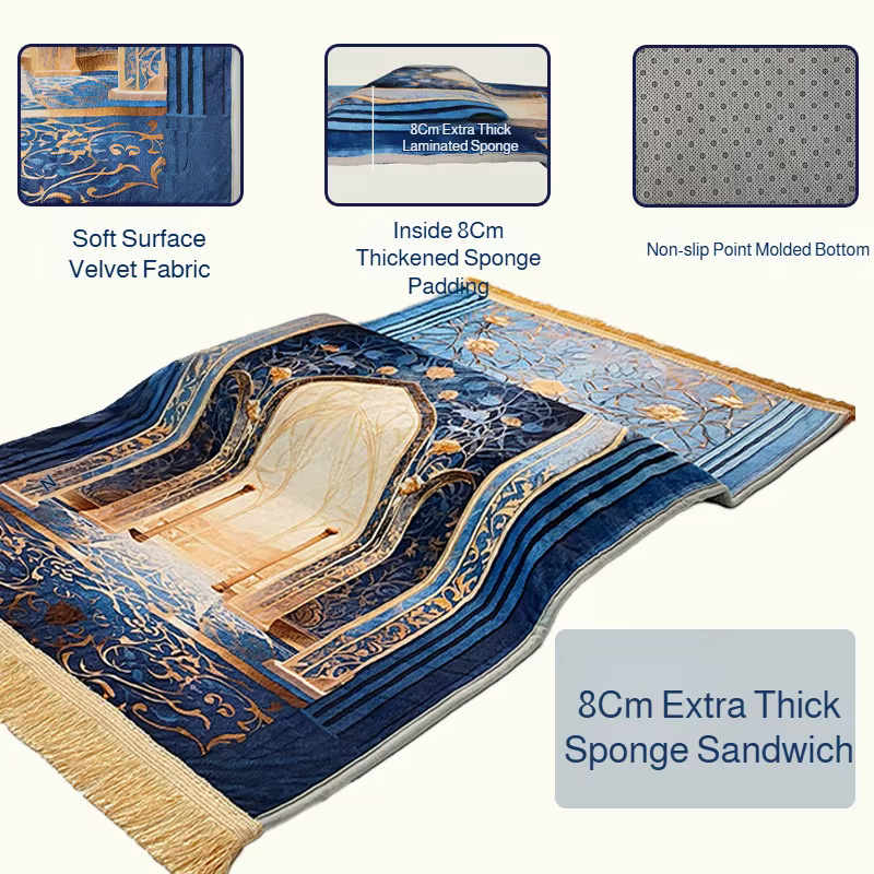Tapis imprimé épais de 8cm pour la maison et le salon
