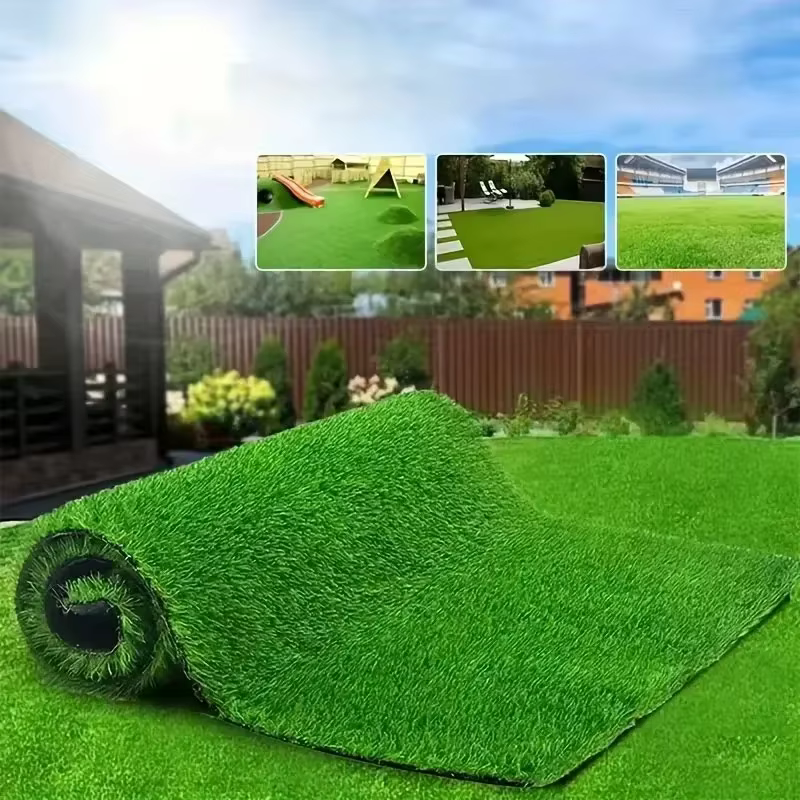Grand tapis d'herbe artificielle de luxe