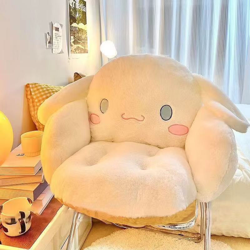 Coussin de chaise de bureau climatisé série Cartoon Kuromi Melody, confortable pour l'automne et l'hiver, articles de literie, cadeaux périphériques