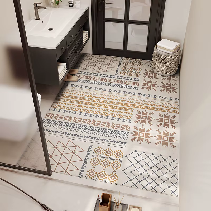 VIKAMA – tapis de bain de Style ethnique bohème