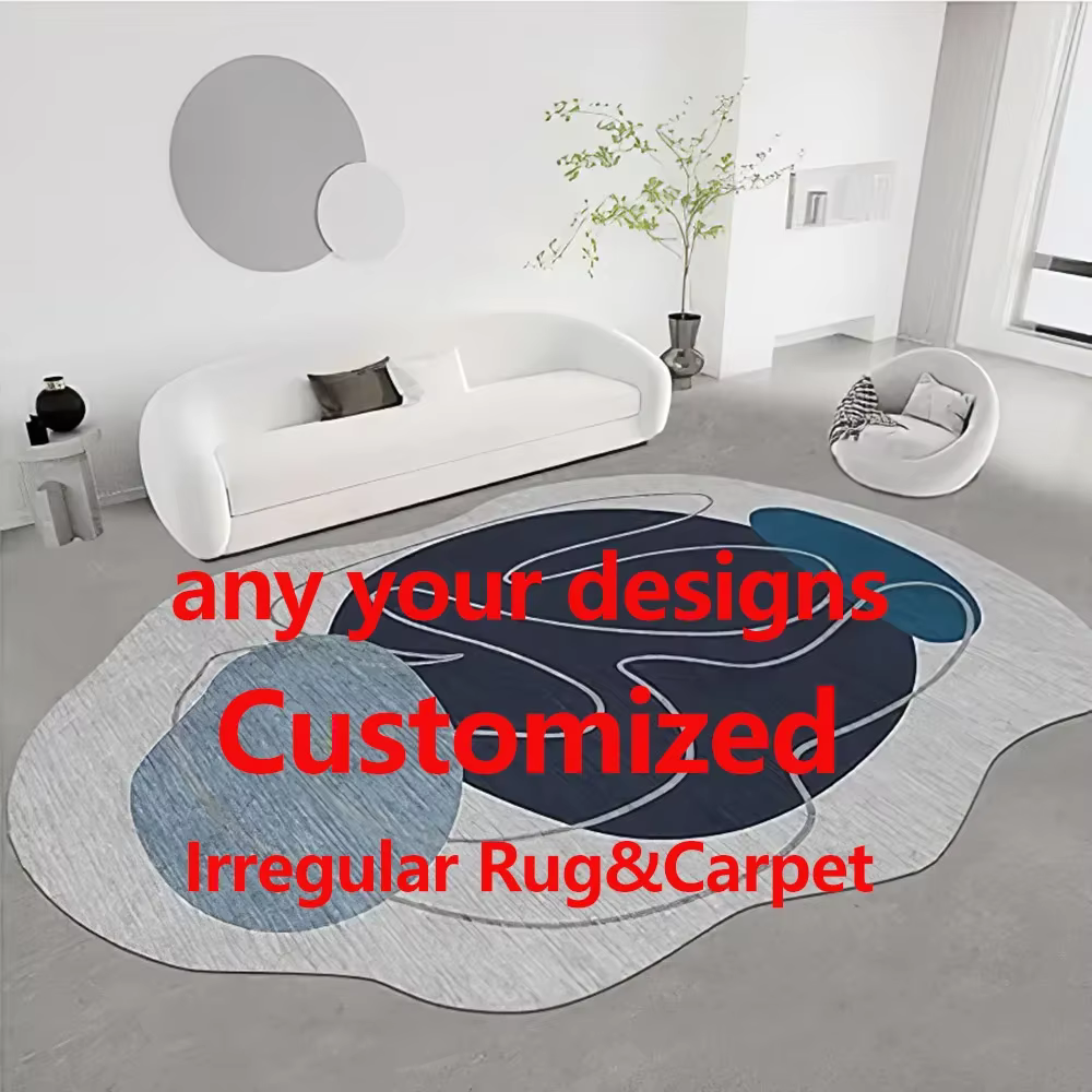 Tapis de zone irréguliers et réguliers de conception personnalisée