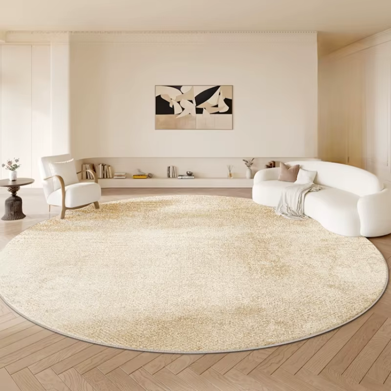 Tapis de salon rond de grande surface