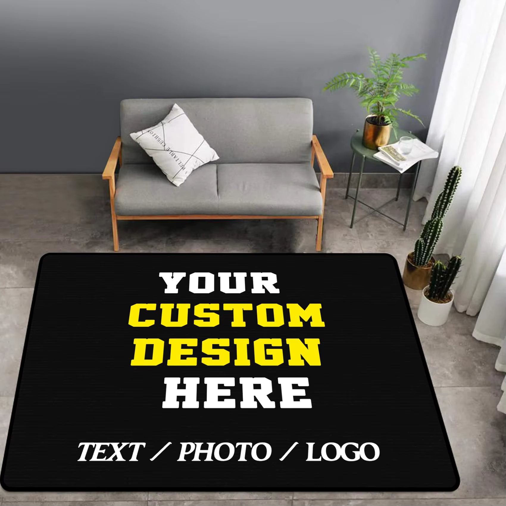 Tapis personnalisé avec photo