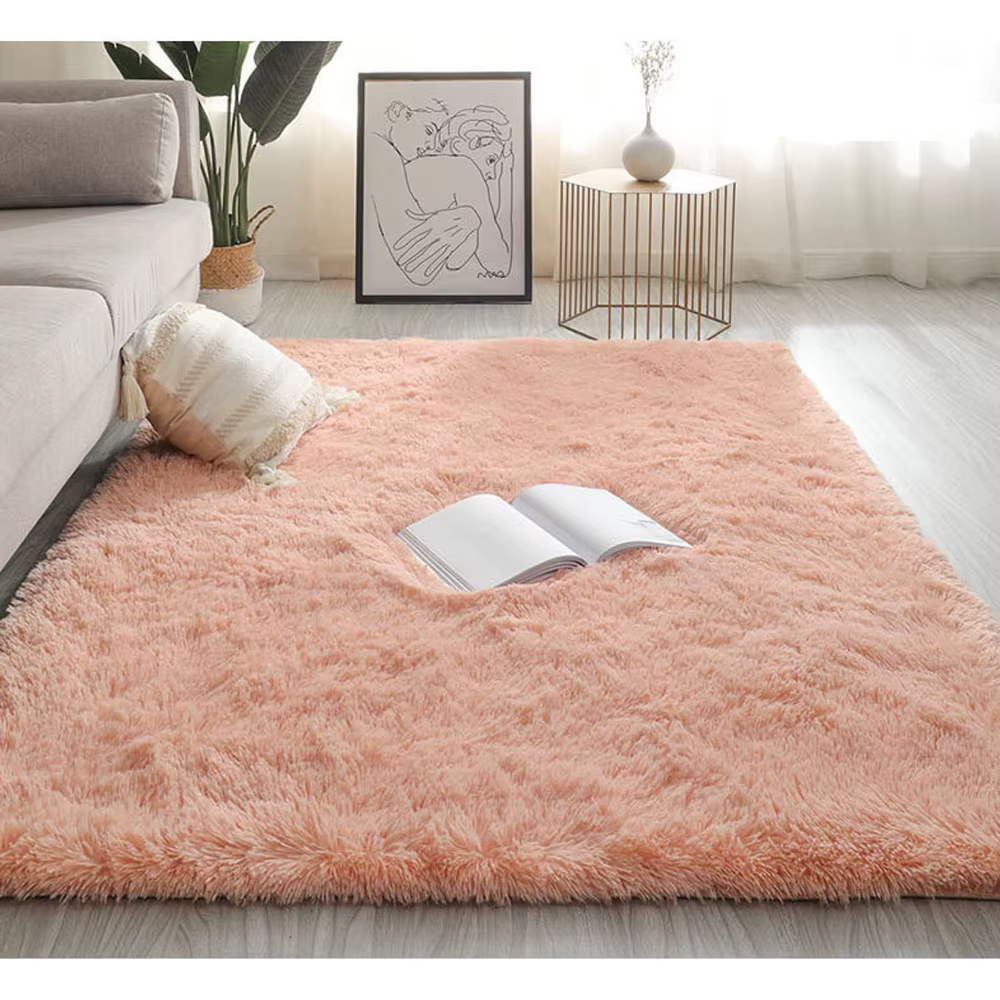 Tapis de chambre à cheveux longs, couverture intérieure en peluche, salon recouvert, moderne et minimaliste, taille 800mm x 1600mm
