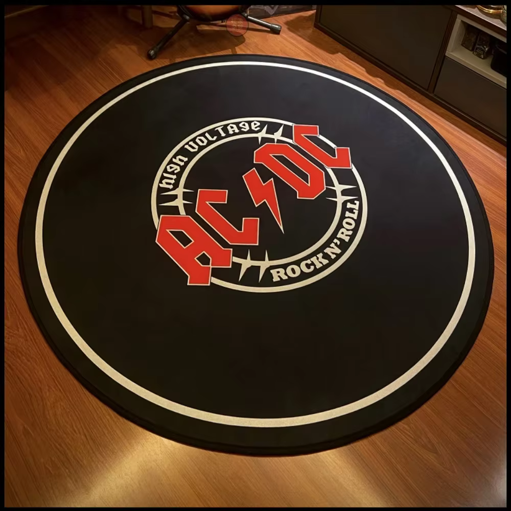 Tapis sur le thème de la musique Edgy Rock pour chambre à coucher