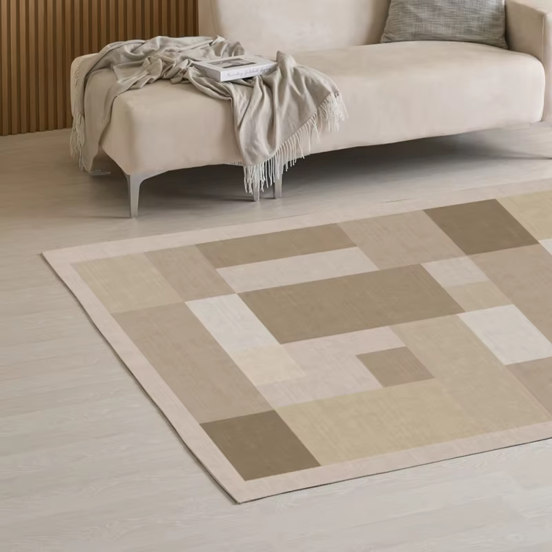 Tapis géométrique beige VIKAMA 2026