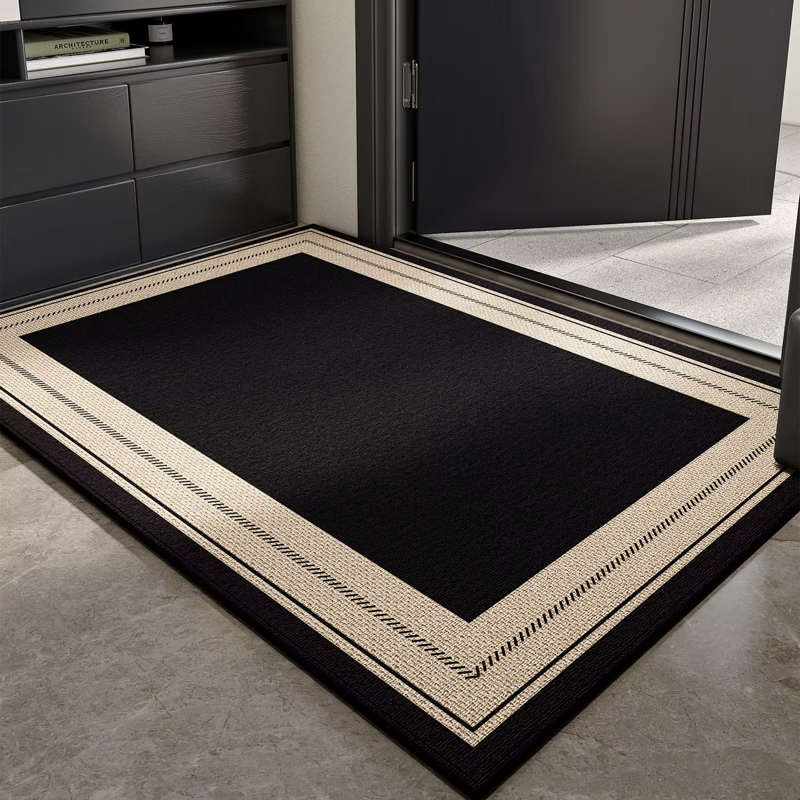 Paillasson d'entrée Tapis de zone de pièce intérieure extérieure pour chambre couloir salon