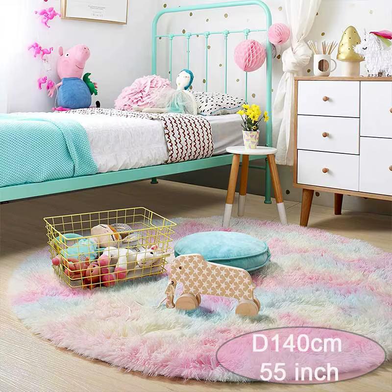 Tapis rond arc-en-ciel 60/80/100/120/140/160