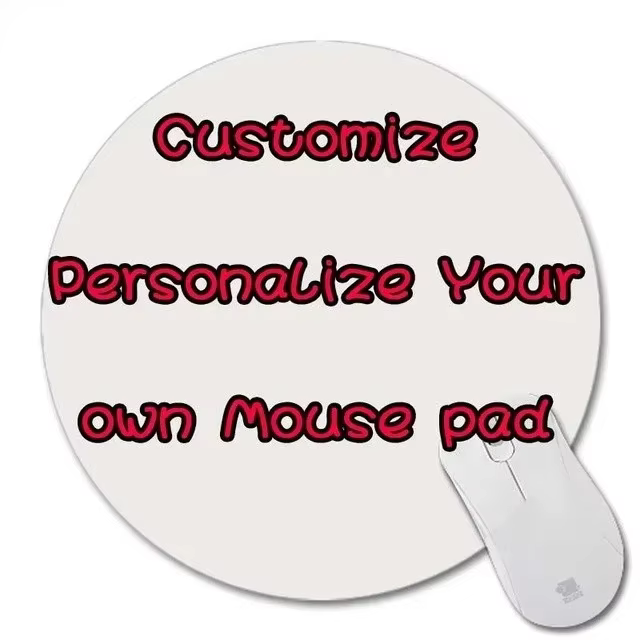 Tapis de souris rond personnalisé bricolage