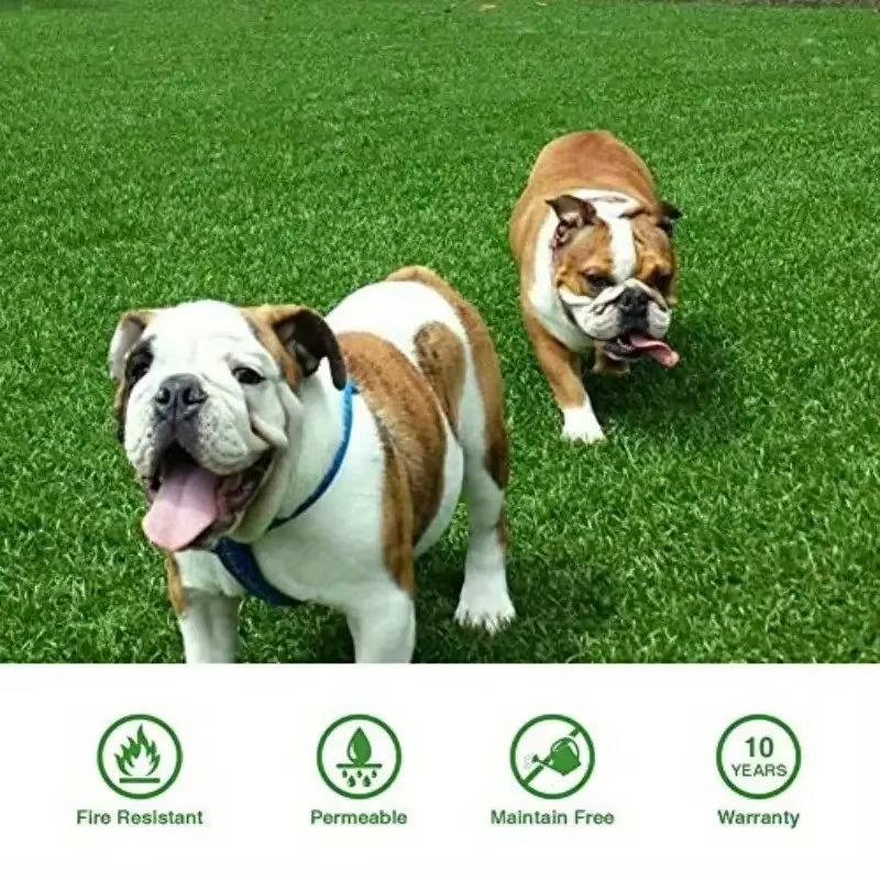 Grand tapis d'herbe artificielle de luxe