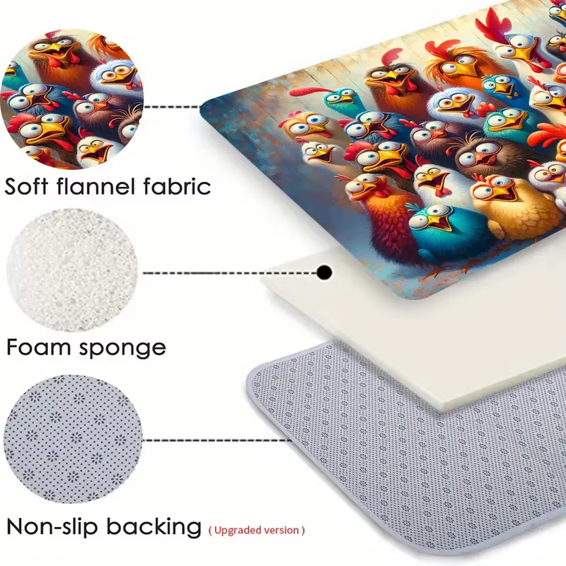 Tapis de sol avec motif plat visuel 3D pour puits d'eau construit en pierre