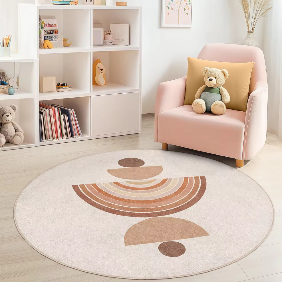 Tapis rond pour chambre d'enfants