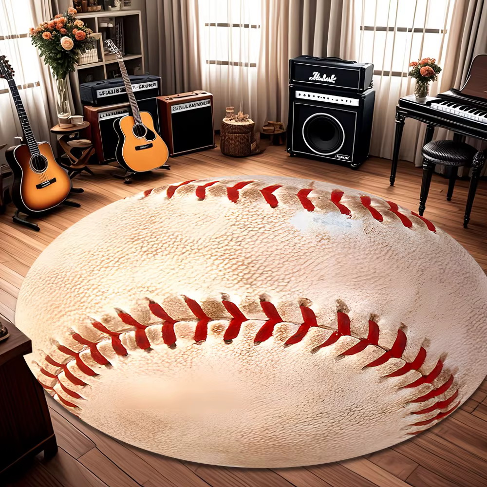 Tapis à motif de Baseball Vintage