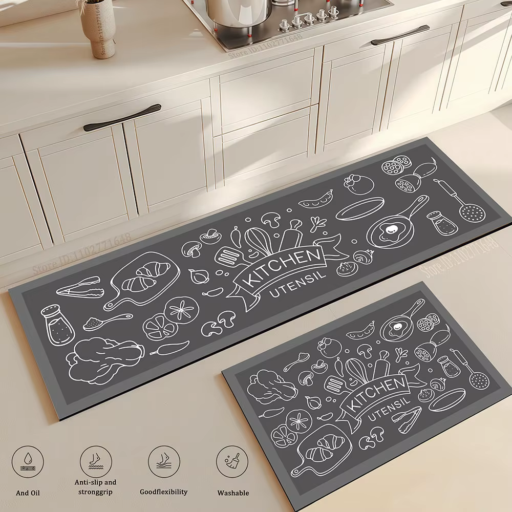 Tapis de sol épais de cuisine