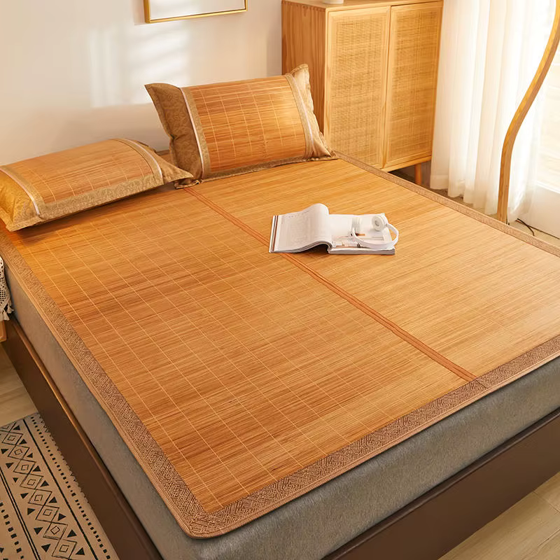 Tapis en bambou double face pour la maison