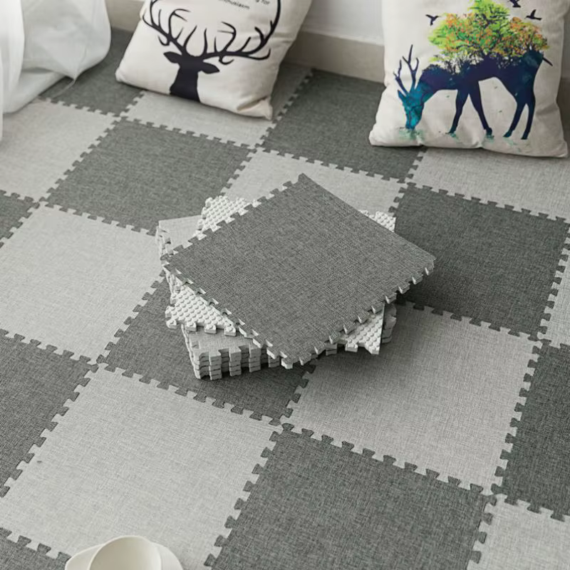 Tapis de sol en lin de style japonais
