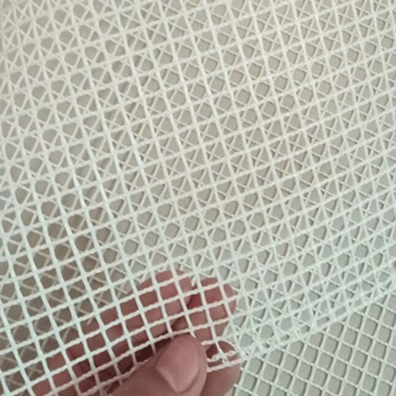 Tapis vierge crochet maille toile