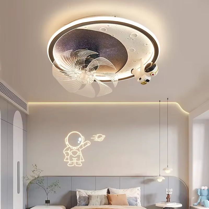 Plafonnier au design de dessin animé créatif pour enfants, lampe d'astronome pour chambre d'enfant, vêtements de chambre d'enfant, garçons et filles