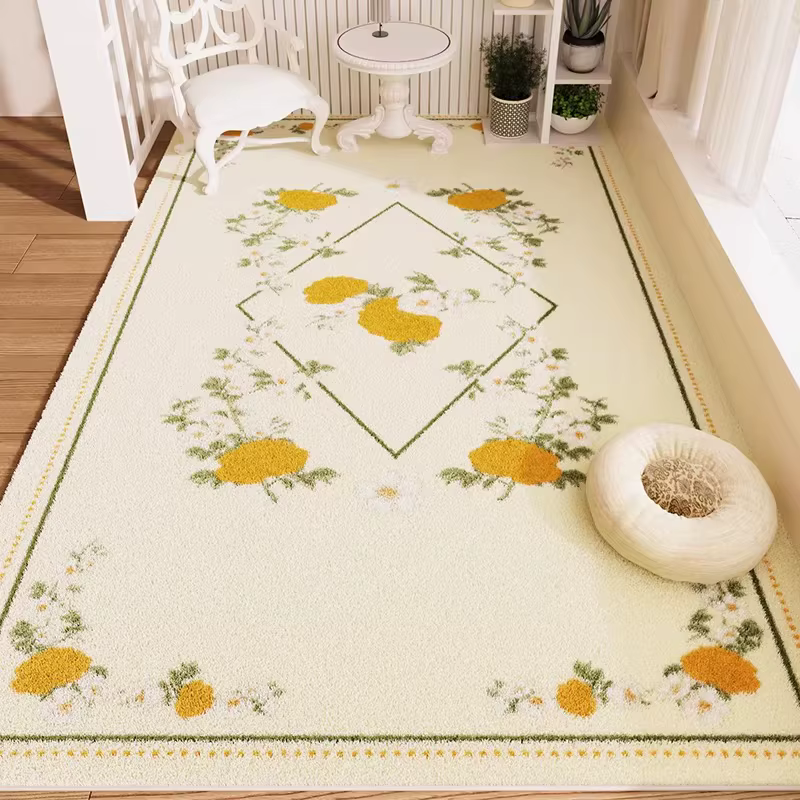 Tapis de salon lavable en machine