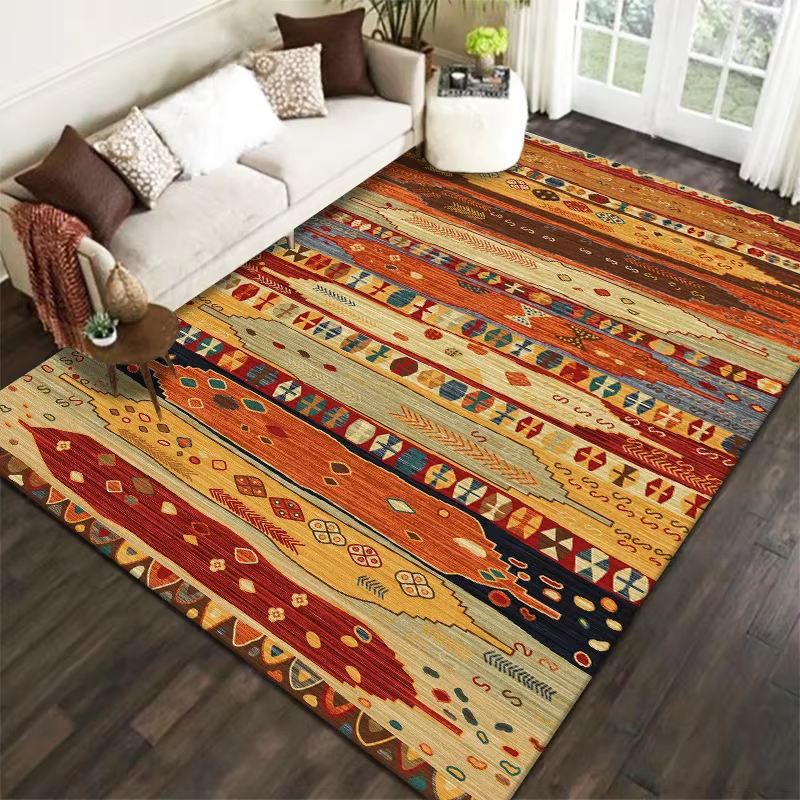 Tapis décoratif à motif bohème