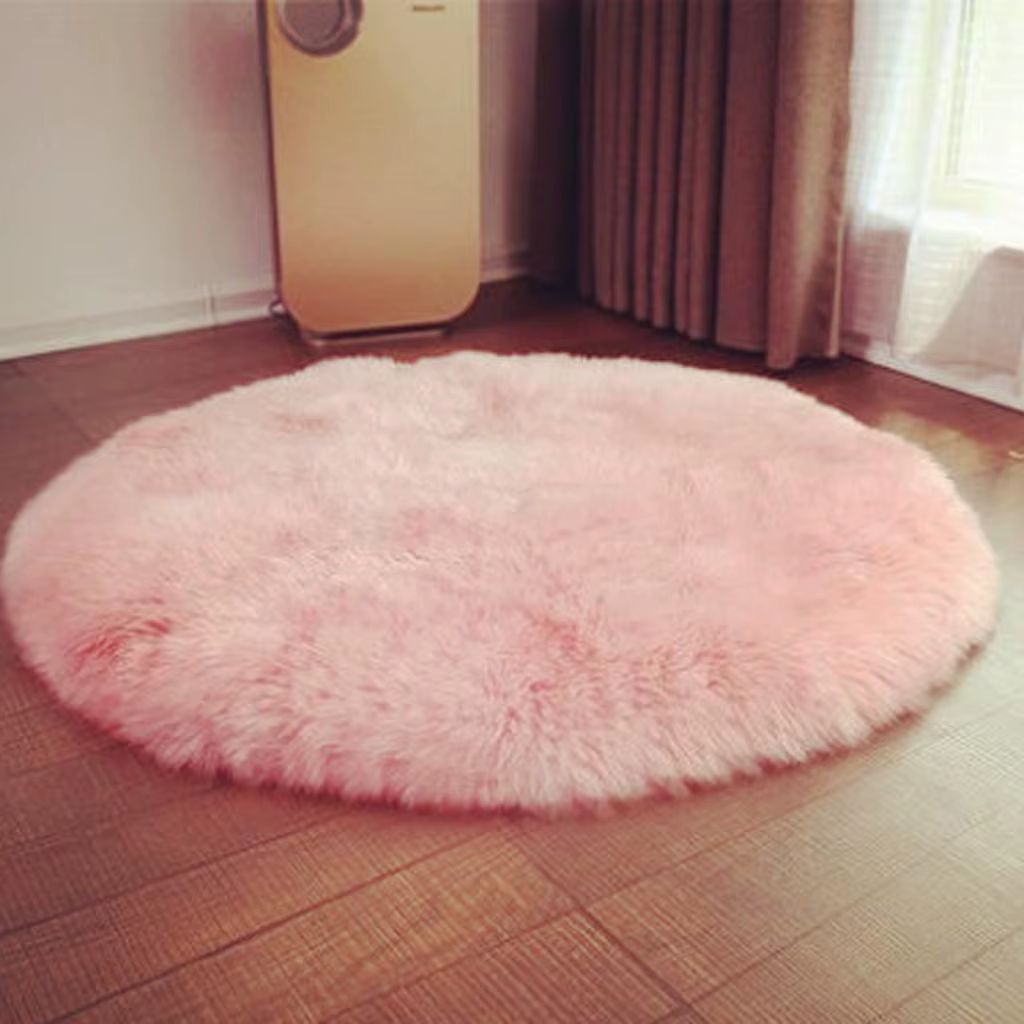 Fityle Fashion-Tapis en peau de mouton douce pour la décoration intérieure